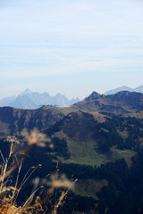 Allgäuer Alpen - Blick vom Walmendinger Horn 