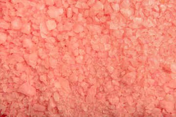 Fototapeta premium Heap of sea salt, closeup