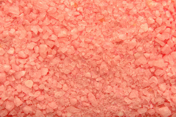 Heap of sea salt, closeup