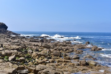 Rocks in Senna, Cornwall, UK
