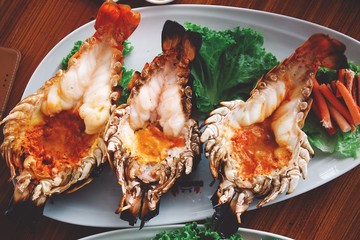 grilled prawns 