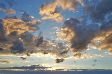 clouds at sunset