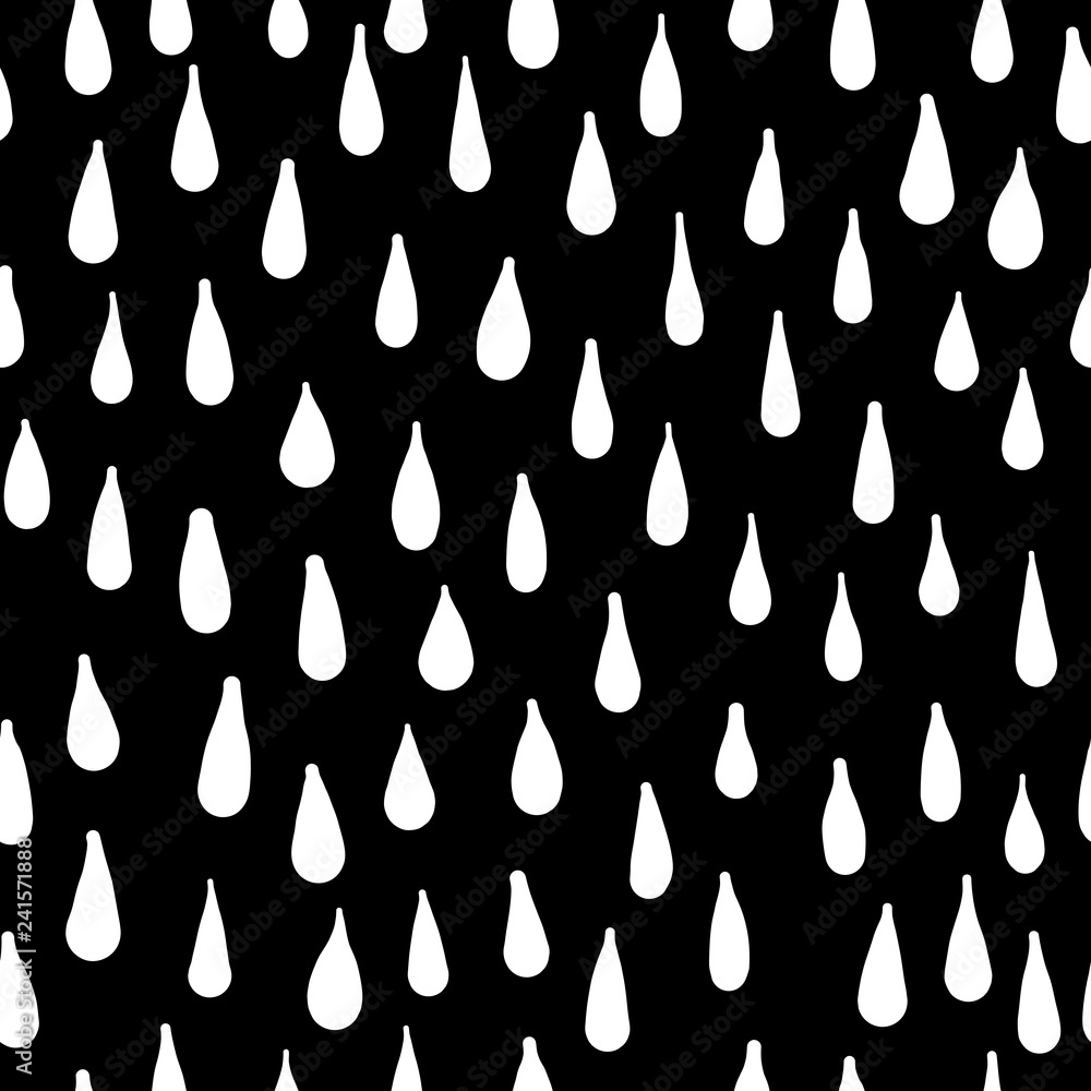 Poster Rain, seamless pattern for your design