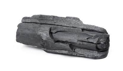 charcoal isolated on white background