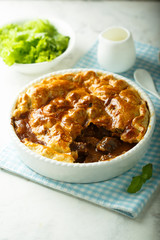 Homemade meat pie