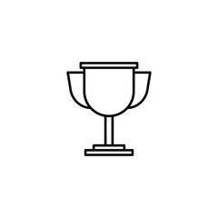 trophy icon vector