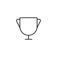 trophy icon vector