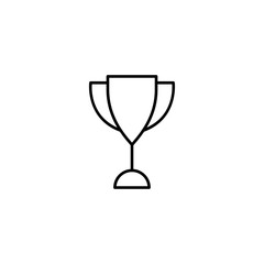 trophy icon vector