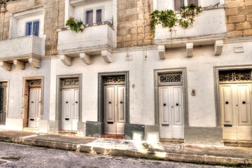 Fototapeta na wymiar Ancient streets and doors on Malta