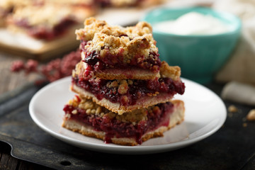 Homemade berry pie