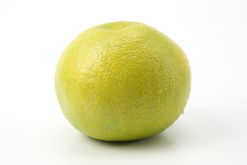 Fresh grapefruit on white background