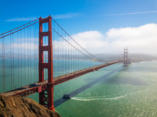 Fototapeta na wymiar Bridge Golden Gate at San Francisco