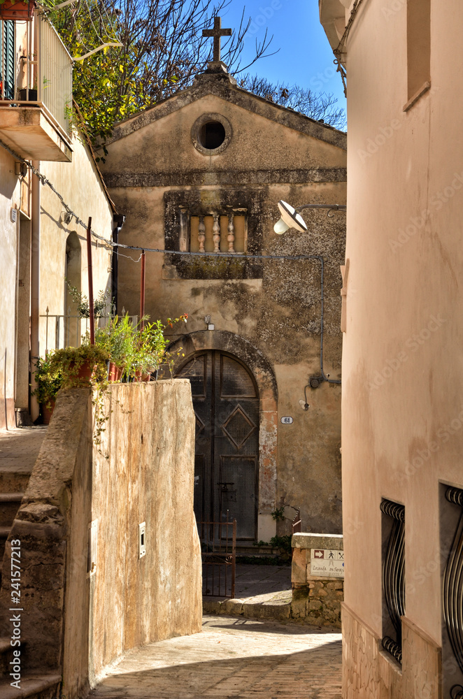 Wall mural Ragusa Ibla, or simply Ibla, is one of the two neighborhoods that form the historic center of Ragusa in Sicily.