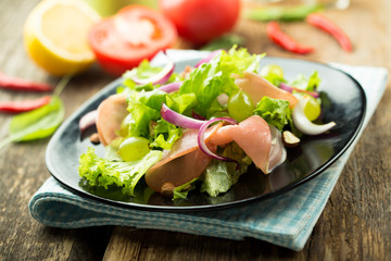 Smoked meat salad