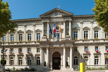Rathaus in Avignon in Südfrankreich