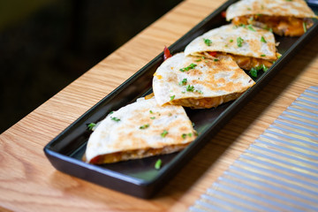 Quesadilla with chicken