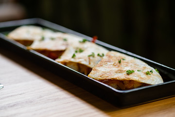 Quesadilla with chicken