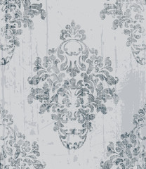 Vintage baroque pattern Vector. Imperial Beautiful ornament decor. Royal luxury texture background. Trendy colors