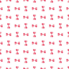 Consecutive heart background. Seamless pattern.Vector. 連続したハートのパターン