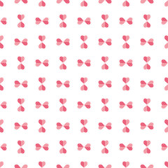 Consecutive heart background. Seamless pattern.Vector. 連続したハートのパターン