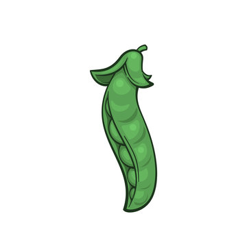 Peas icon. Isolated vector illustration.