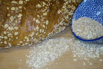 haferbrot mit haferflocken