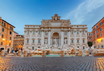 Rome. Trevi Fountain.