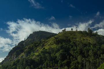 Fototapeta na wymiar Mountains of Sri Lanka