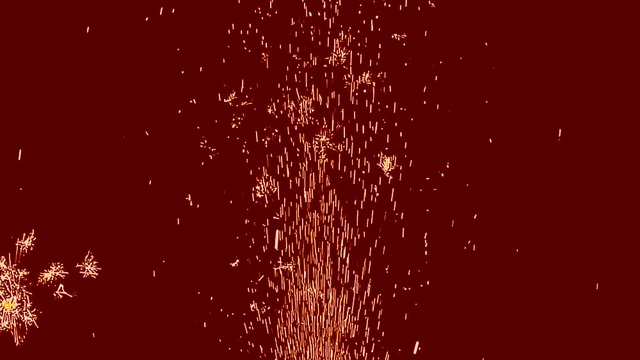 Vulkan-Feuerwerk, Silvester-Feuerwerk, Pyrotechnik