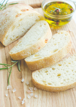 Italian ciabatta bread