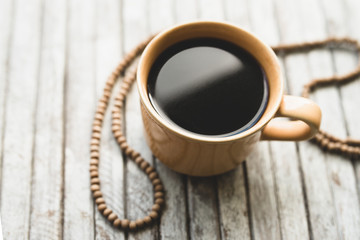 Arabic morning cup of coffee