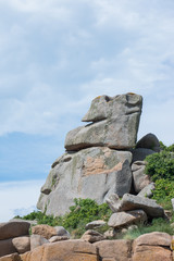 Granit de Tr&eacute;beurden C&ocirc;tes d'Armor Bretagne France