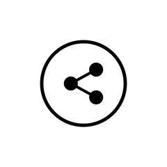 share icon vector. Share vector icon