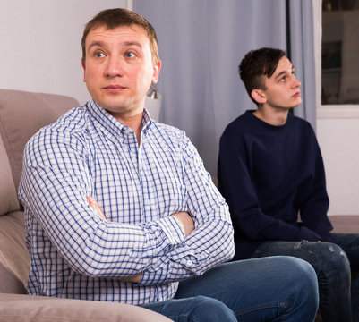 Adult son is not wanting talk with his father in time conflict