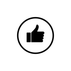 like icon vector. Thumbs up icon. social media icon.