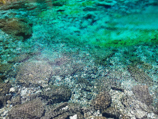 Lago del parco nazionale di Jiuzhaigou, Cina