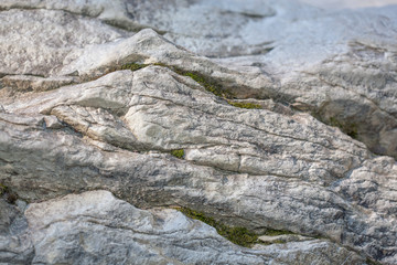 Image of stone texture. An interesting background with a fascinating texture, folded over hundreds...