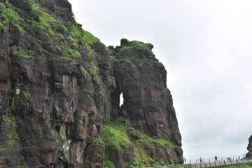 Cliff in Malshej Ghat Maharashtra