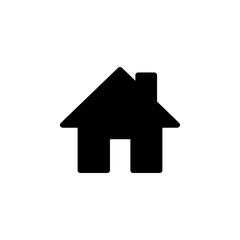 Fototapeta premium Home icon vector. House vector icon