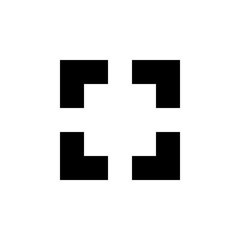 Obraz premium fullscreen icon vector