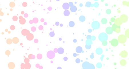 Gradient abstract flat color background with Circle Drip brush.  Brush graphic design for card,banner.  -  Illustrations.