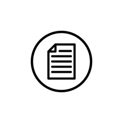 File Icon. Document icon vector. Paper icon.