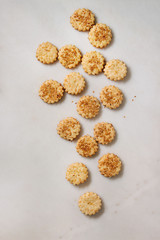 Cheese sesame cookies