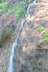 waterfall in mountains