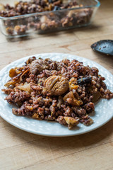 Chestnut Rice with Dried Fruits / ic Pilav or Pilaf