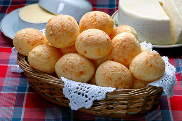 Brazilian snack cheese bread