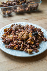 Chestnut Rice with Dried Fruits / ic Pilav or Pilaf