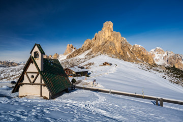 Dolomiti, passo Giau, Ra Gusela