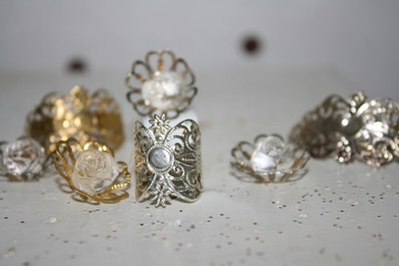 diamond on black background