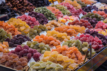 Gummies in La Boqueria Market, Barcelona